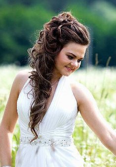 Cвадебная прическа Л17825 в греческом стиле