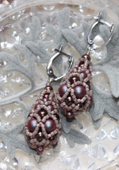 Серьги О113486 - Дизайнер свадебных и вечерних украшений Ольга Сорока