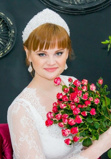 Диадема Свадебный кокошник-О113488 - Дизайнер свадебных и вечерних украшений Ольга Сорока...