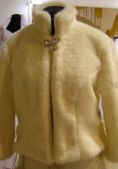 Шубка D95834 - Свадебный салон Dolloris