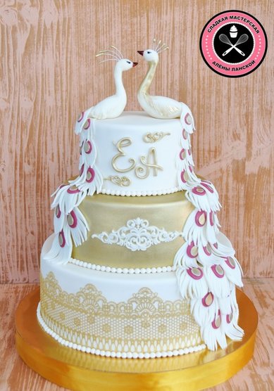 Торт на свадьбу А113517 - Сладкая мастерская Алены Ланской