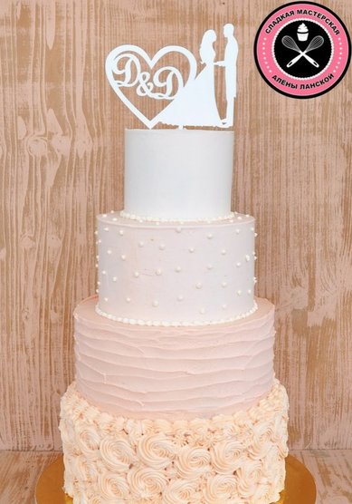 Торт на свадьбу А113519 - Сладкая мастерская Алены Ланской
