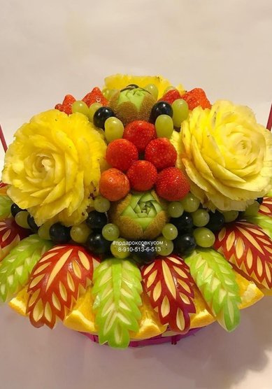 Торт на свадьбу Н113587 - Фруктовый декор стола от Натальи Ерохиной