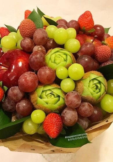 Торт на свадьбу Н113589 - Фруктовый декор стола от Натальи Ерохиной