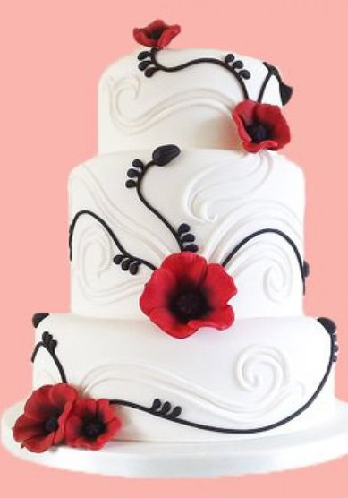 Торт на свадьбу А60109 - Компания Академия вкуса