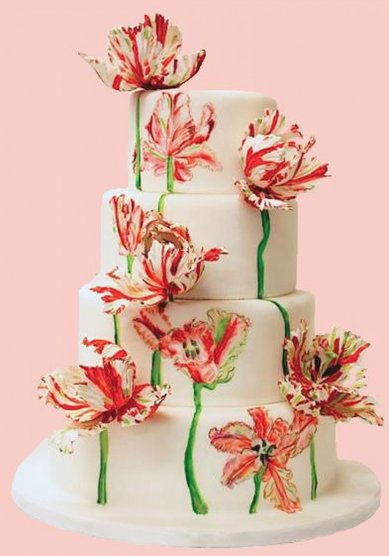 Торт на свадьбу А60111 - Компания Академия вкуса