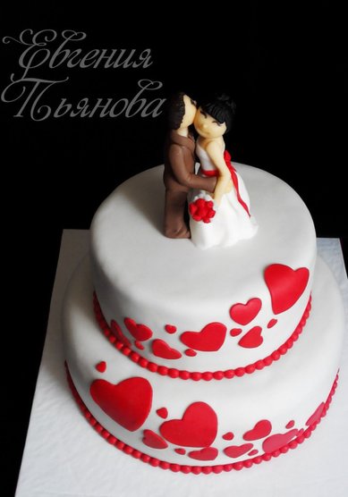 Свадебный торт я60124 - Домашняя кондитерская яяяЕвгении Пьяновой