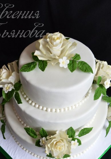 Свадебный торт я60134 - Домашняя кондитерская яяяЕвгении Пьяновой
