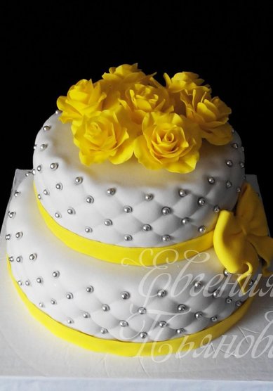 Свадебный торт я60136 - Домашняя кондитерская яяяЕвгении Пьяновой