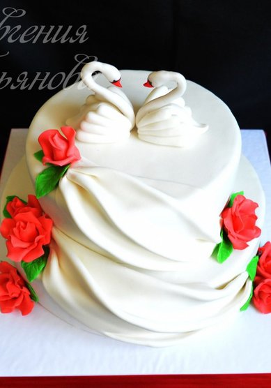 Свадебный торт я60138 - Домашняя кондитерская яяяЕвгении Пьяновой