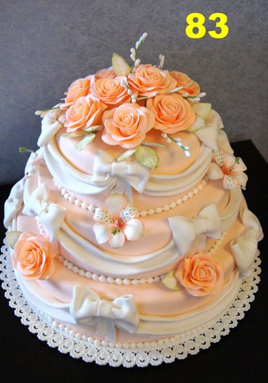 Свадебный торт И62418 - Кондитерский дом Ирины Мороз