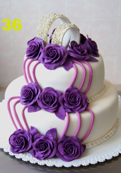 Свадебный торт И62422 - Кондитерский дом Ирины Мороз