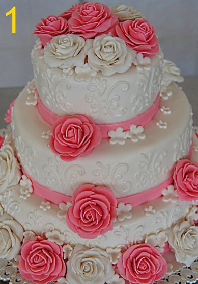 Торт на свадьбу И62425 - Кондитерский дом Ирины Мороз