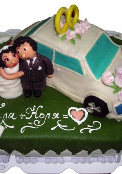 Торт на свадьбу А62429 - Компания Академия вкуса