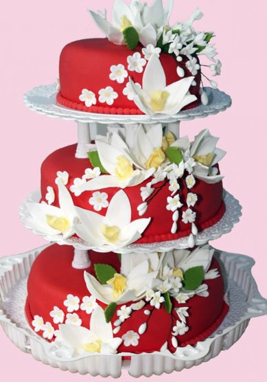 Свадебный торт А62432 - Компания Академия вкуса