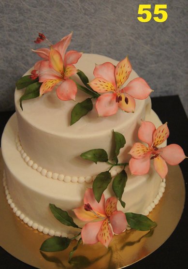 Свадебный торт И62526 - Кондитерский дом Ирины Мороз