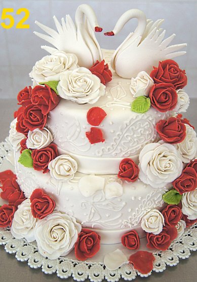 Свадебный торт И62532 - Кондитерский дом Ирины Мороз