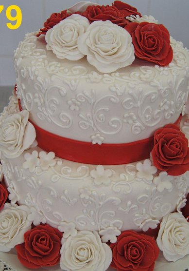 Свадебный торт И62534 - Кондитерский дом Ирины Мороз