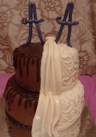 Свадебный торт Свадебный-4 (я65694) - Домашняя кондитерская Оксаны яяяХлопковой