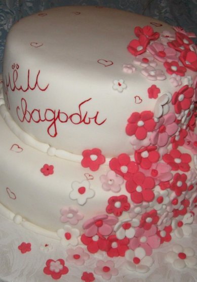 Торт на свадьбу Свадебный-6 (я65709) - Домашняя кондитерская Оксаны яяяХлопковой