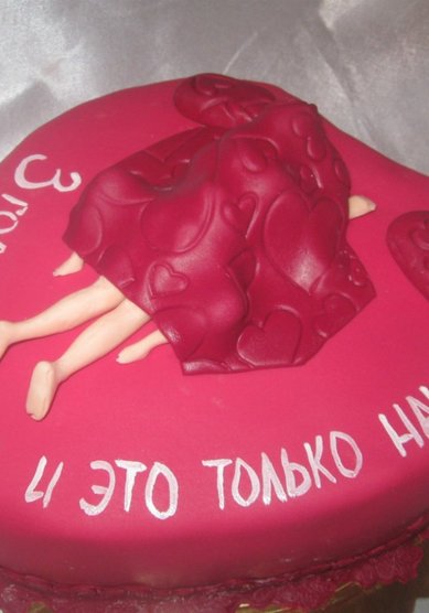 Торт на свадьбу Начало 18+ (я65711) - Домашняя кондитерская Оксаны яяяХлопковой