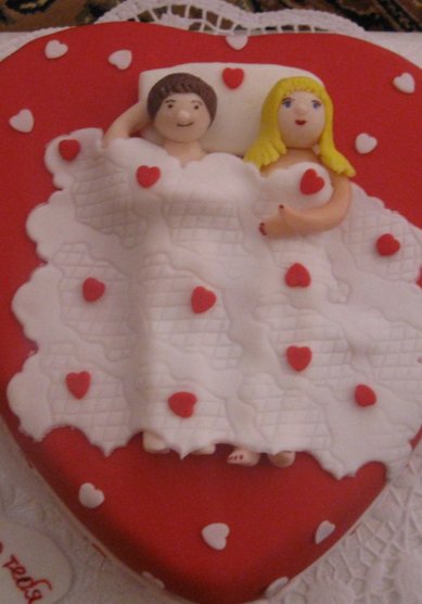 Свадебный торт Люблю тебя (я65714) - Домашняя кондитерская Оксаны яяяХлопковой