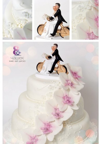 Торт на свадьбу Свадьба орхидеи (866271) - Городское кафе 8 чашек