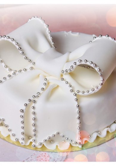 Свадебный торт Бант (866272) - Городское кафе 8 чашек