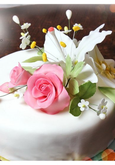 Торт на свадьбу Букетик (866281) - Городское кафе 8 чашек