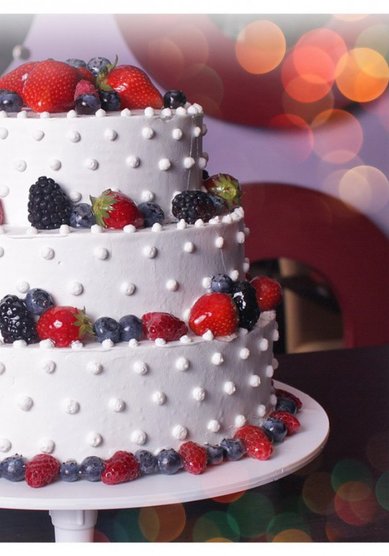 Торт на свадьбу Ягоды (866313) - Городское кафе 8 чашек