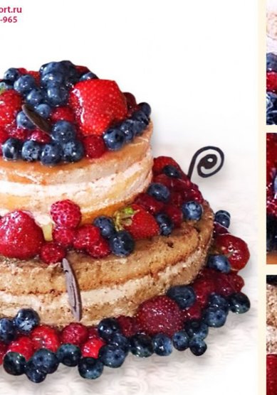 Торт на свадьбу Свадебный торт С904 (Ч80067) - Кондитерская Чайка