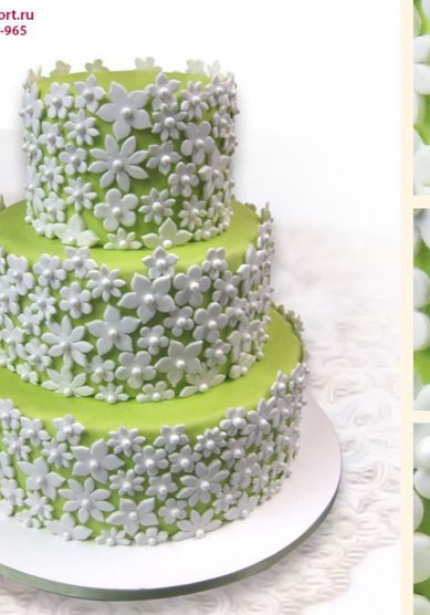 Торт на свадьбу Свадебный торт С421 (Ч80073) - Кондитерская Чайка