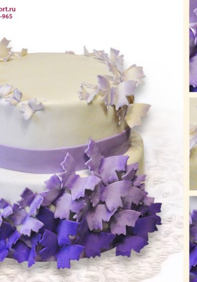 Свадебный торт Свадебный торт С208 (Ч80076) - Кондитерская Чайка