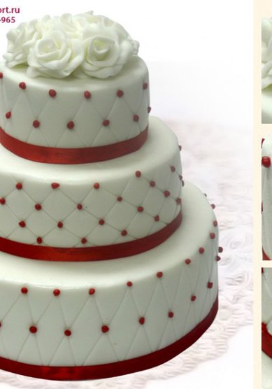 Свадебный торт Свадебный торт С430 (Ч80082) - Кондитерская Чайка