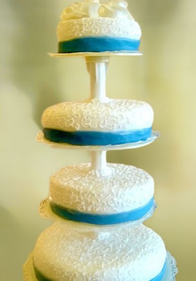 Свадебный торт Свадебный торт С601 (Ч80098) - Кондитерская Чайка