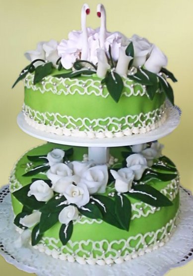 Торт на свадьбу Свадебный торт С116 (Ч80099) - Кондитерская Чайка