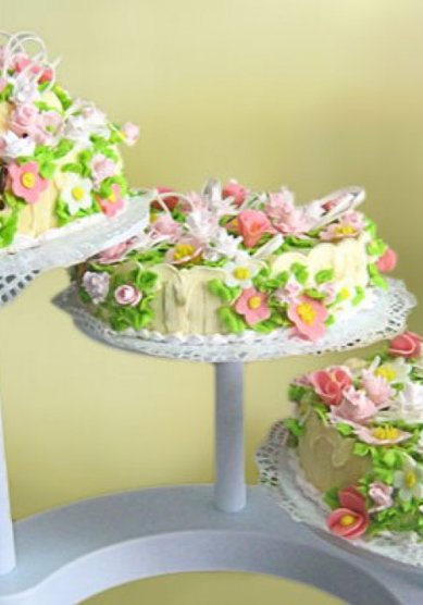 Торт на свадьбу Cвадебный торт С107 (Ч80103) - Кондитерская Чайка