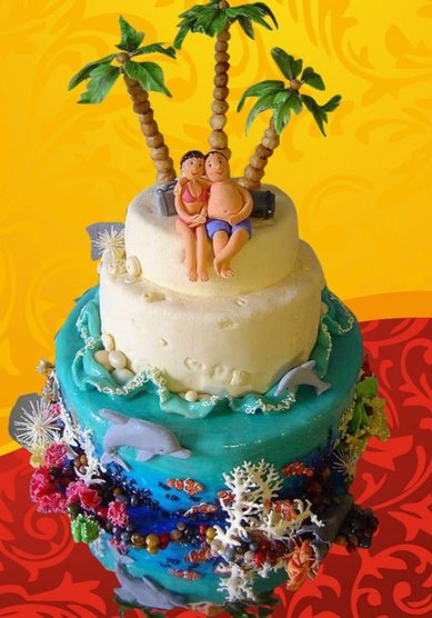 Торт на свадьбу К81903 - Компания Калужский кондитер