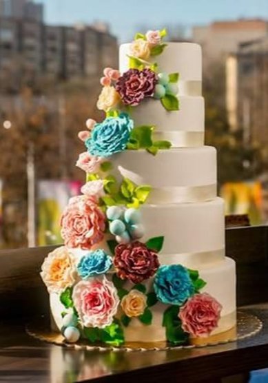 Свадебный торт С98332 - Кофейня Сны любимого кота