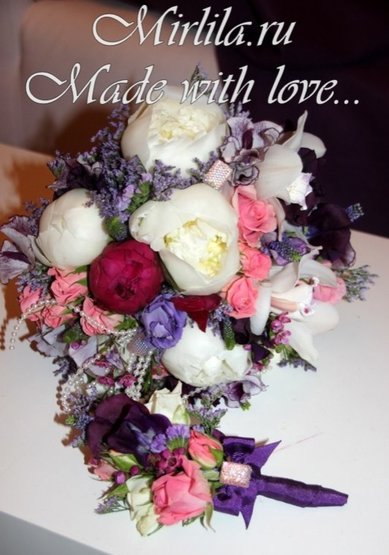 Букет М9630 - Букет невесты Мастерская Событий Lila
