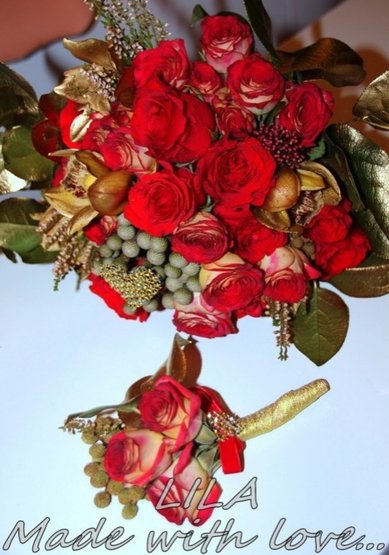 Букет М9634 - Букет невесты Мастерская Событий Lila