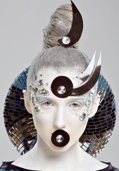 Cвадебная прическа С17250 с собранными волосами