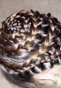 Cвадебная прическа Н17274 с собранными волосами