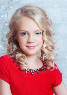 Cвадебная прическа Настя (В17434) с распущенными волосами