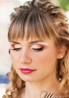 Cвадебная прическа Ш18618 с распущенными волосами