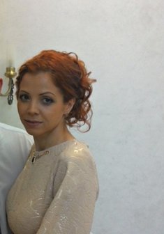 Cвадебная прическа К19660 с собранными волосами