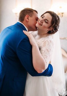 Cвадебная прическа Т20532 с собранными волосами