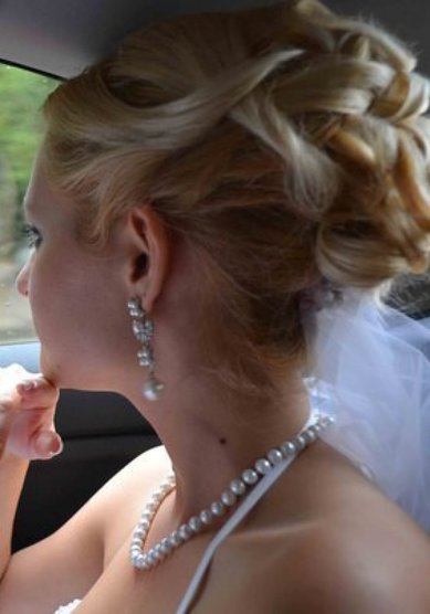 Прическа на свадьбу Л16726 - Стилист-визажист Людмила Сеничева