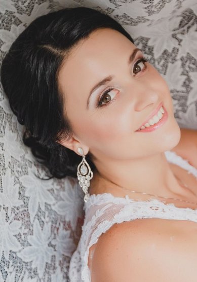 Свадебная прическа Л16729 - Стилист-визажист Людмила Сеничева