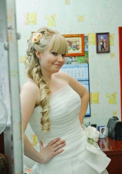 Свадебная прическа Л16731 - Стилист-визажист Людмила Сеничева